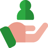 open hand icon